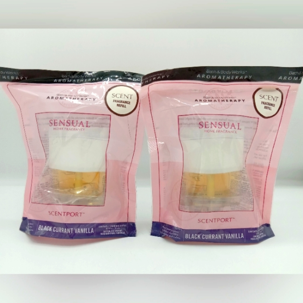 Bath and Body Works Aromatherapy Sensual Black Currant Vanilla Scentport Refill